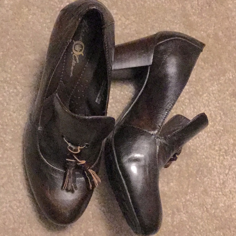 Size 9 Born Brown Leather Loafers